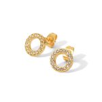 Aretes Topin Basic Dorado – Waterproof en Acero Inoxidable