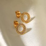 Aretes Topin Basic Dorado – Waterproof en Acero Inoxidable - Imagen 3